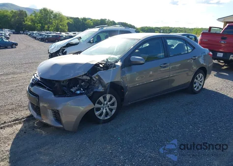 2015 Toyota Corolla Le из США, поврежденный, VIN 2T1BURHE4FC331535